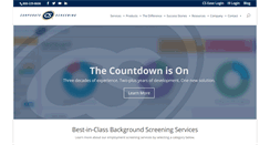 Desktop Screenshot of corporatescreening.com